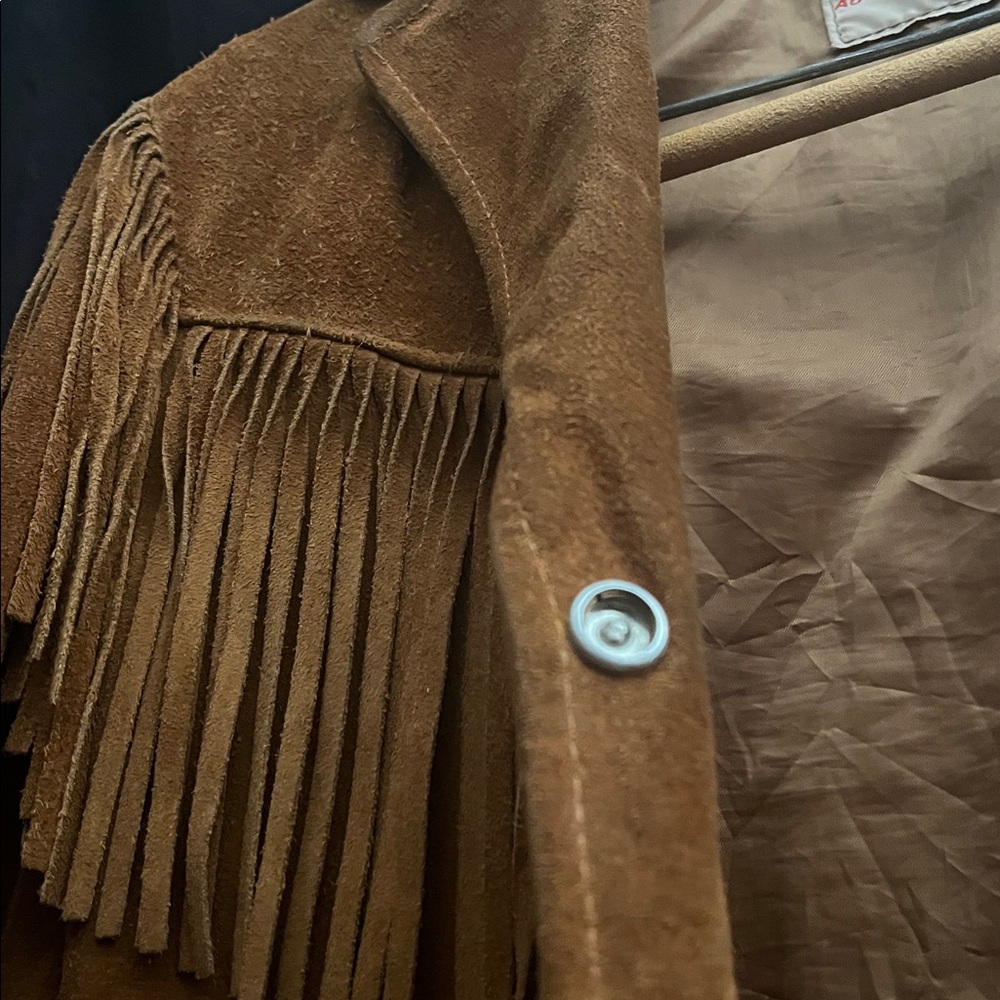 Mint VTG suede fringe jacket - Picture 4 of 11
